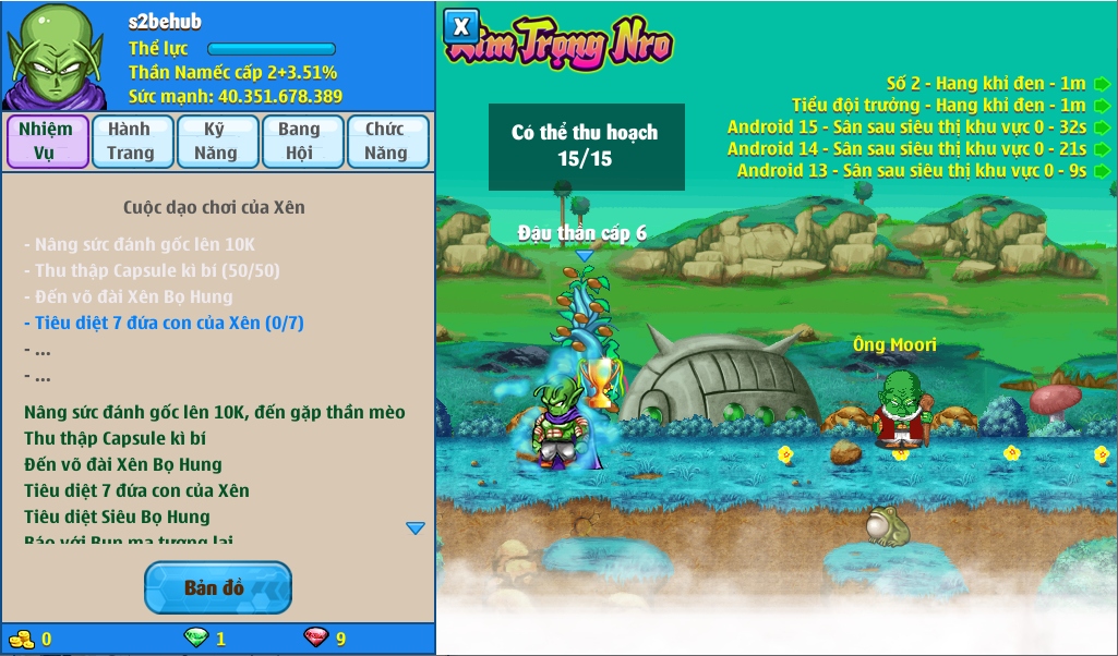 Nick Ngọc Rồng Online VIP giá rẻ, NickDaoQuan.Com, Shop Nick Ngọc Rồng