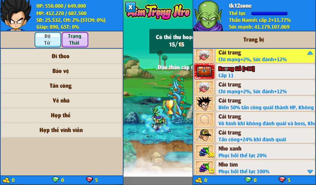 Nick Ngọc Rồng Online VIP giá rẻ, NickDaoQuan.Com, Shop Nick Ngọc Rồng