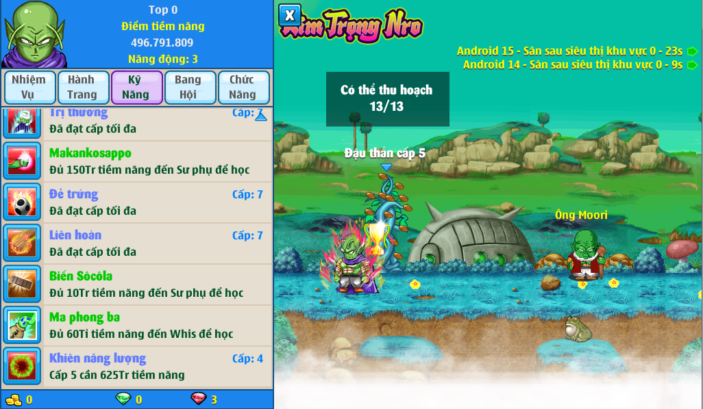 Nick Ngọc Rồng Online VIP giá rẻ, NickDaoQuan.Com, Shop Nick Ngọc Rồng