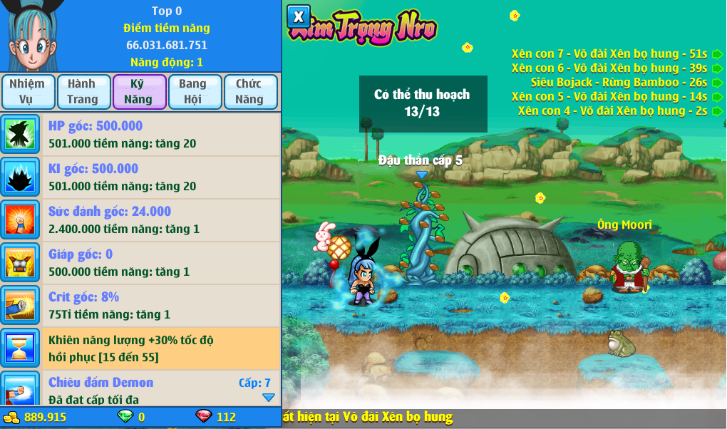 Nick Ngọc Rồng Online VIP giá rẻ, NickDaoQuan.Com, Shop Nick Ngọc Rồng