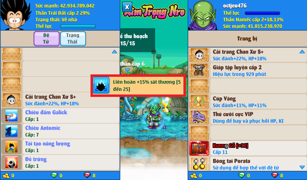 Nick Ngọc Rồng Online VIP giá rẻ, NickDaoQuan.Com, Shop Nick Ngọc Rồng