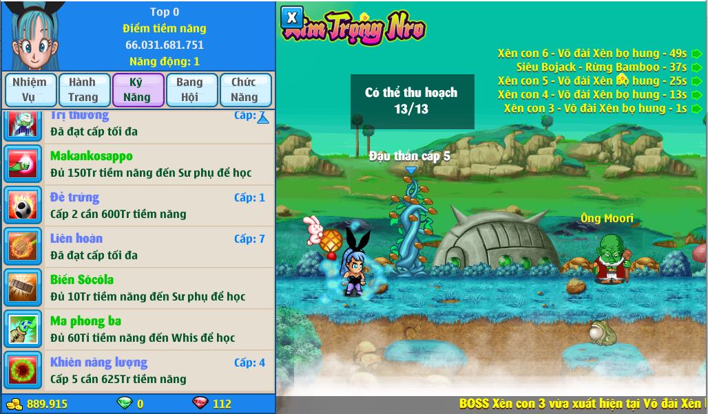 Nick Ngọc Rồng Online VIP giá rẻ, NickDaoQuan.Com, Shop Nick Ngọc Rồng