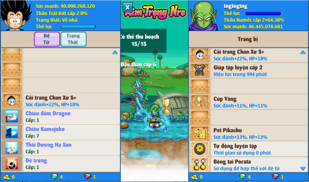 Nick Ngọc Rồng Online VIP giá rẻ, NickDaoQuan.Com, Shop Nick Ngọc Rồng