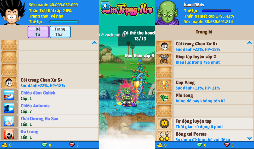 Nick Ngọc Rồng Online VIP giá rẻ, NickDaoQuan.Com, Shop Nick Ngọc Rồng