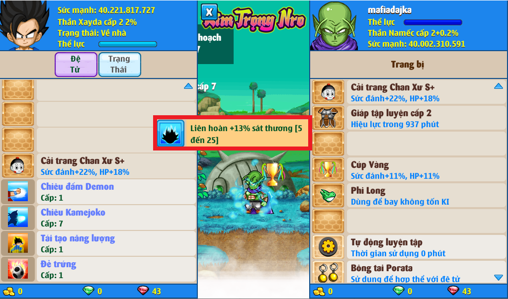 Nick Ngọc Rồng Online VIP giá rẻ, NickDaoQuan.Com, Shop Nick Ngọc Rồng