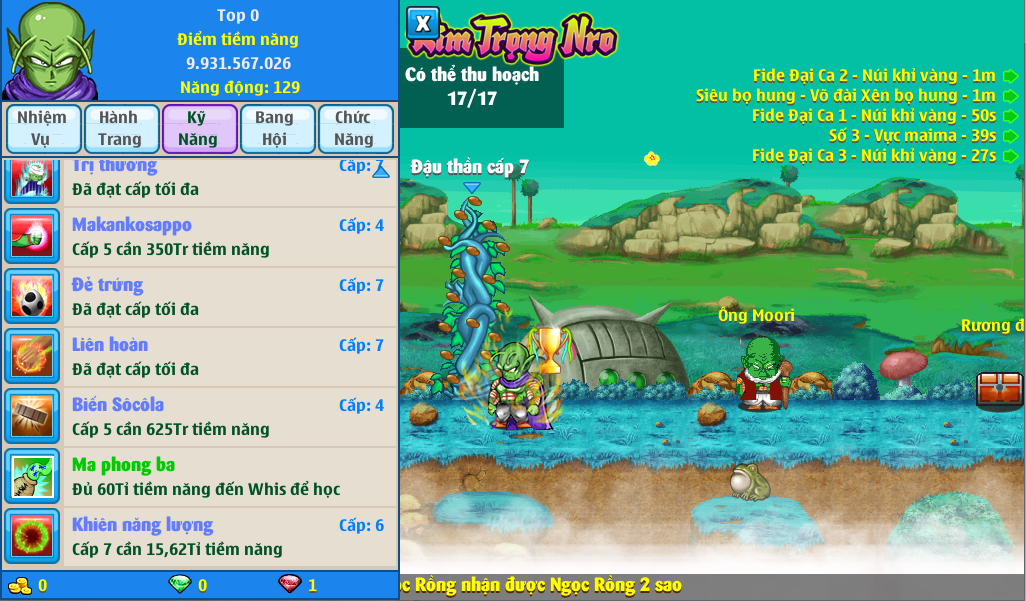 Nick Ngọc Rồng Online VIP giá rẻ, NickDaoQuan.Com, Shop Nick Ngọc Rồng