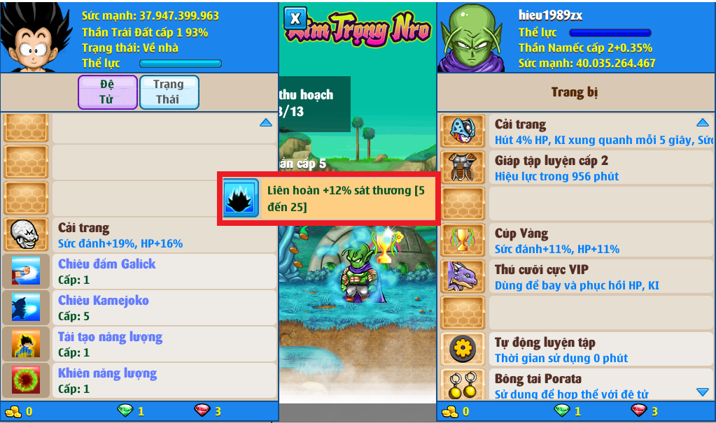 Nick Ngọc Rồng Online VIP giá rẻ, NickDaoQuan.Com, Shop Nick Ngọc Rồng