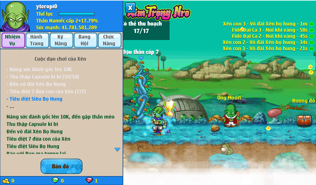 Nick Ngọc Rồng Online VIP giá rẻ, NickDaoQuan.Com, Shop Nick Ngọc Rồng