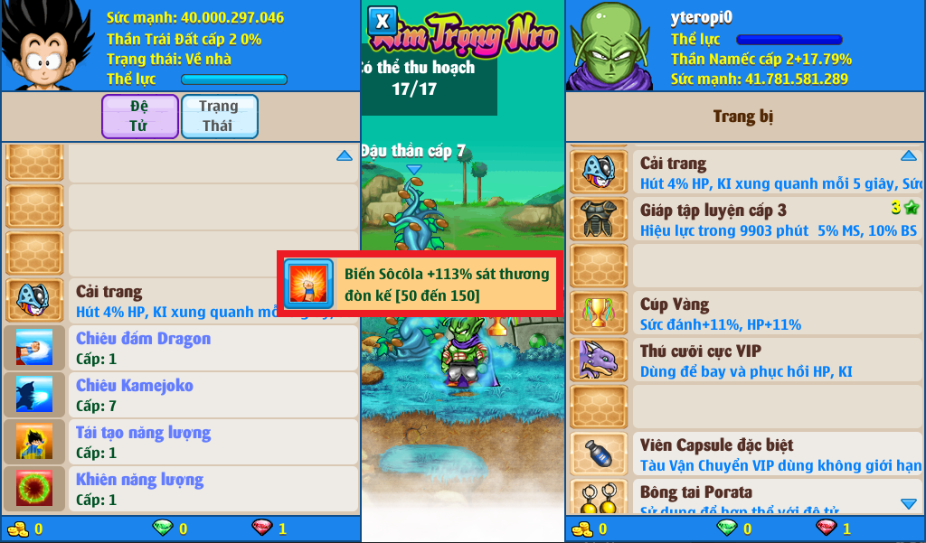 Nick Ngọc Rồng Online VIP giá rẻ, NickDaoQuan.Com, Shop Nick Ngọc Rồng