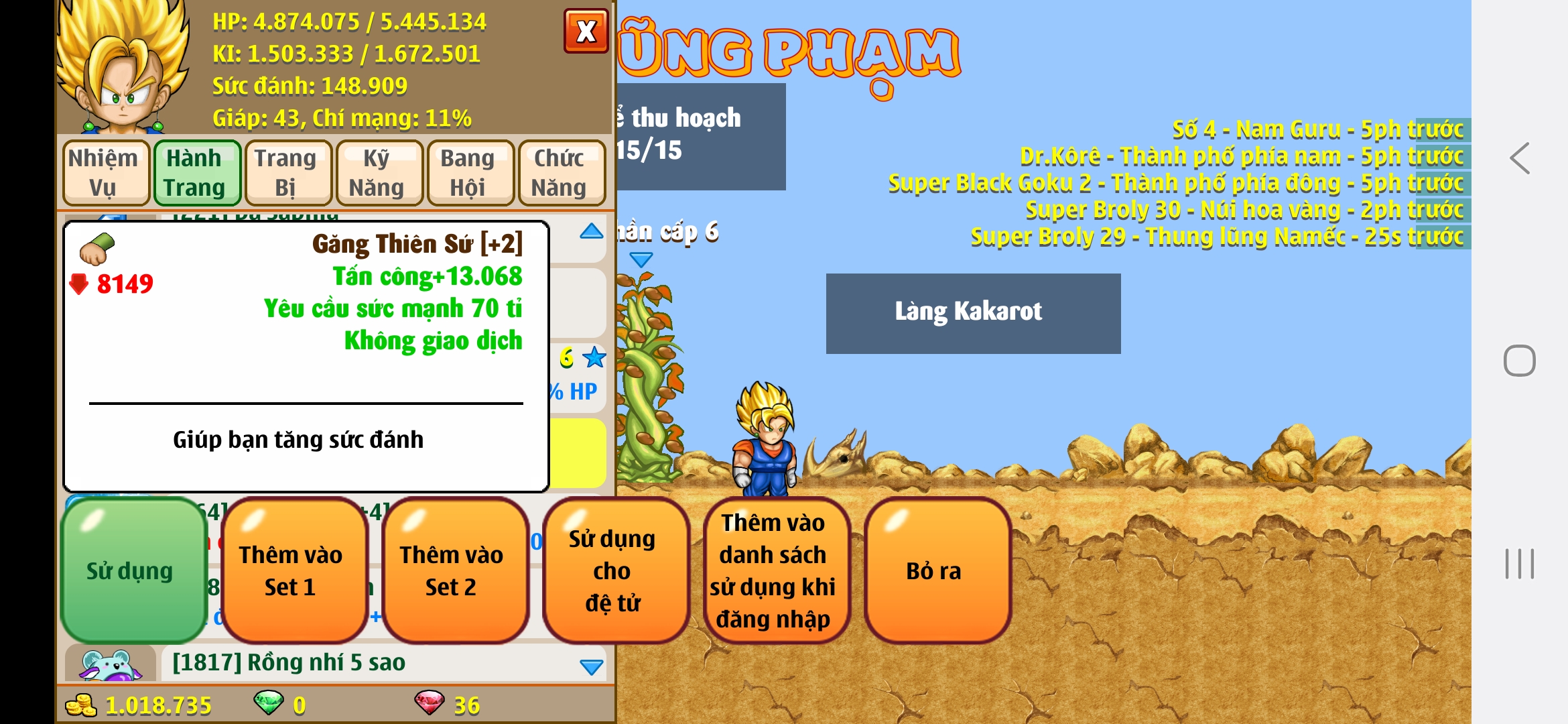 Nick Ngọc Rồng Online VIP giá rẻ, NickDaoQuan.Com, Shop Nick Ngọc Rồng