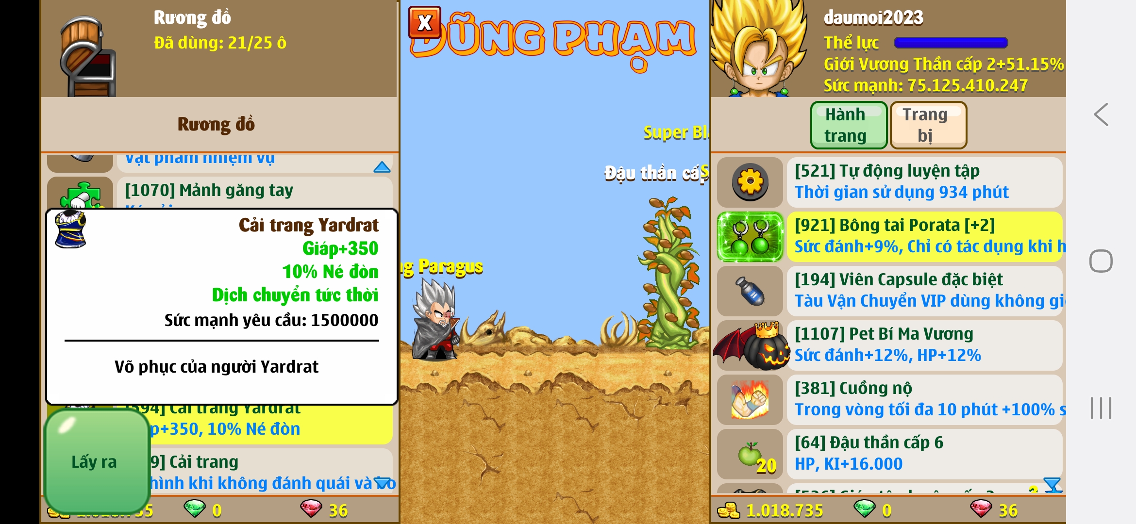 Nick Ngọc Rồng Online VIP giá rẻ, NickDaoQuan.Com, Shop Nick Ngọc Rồng