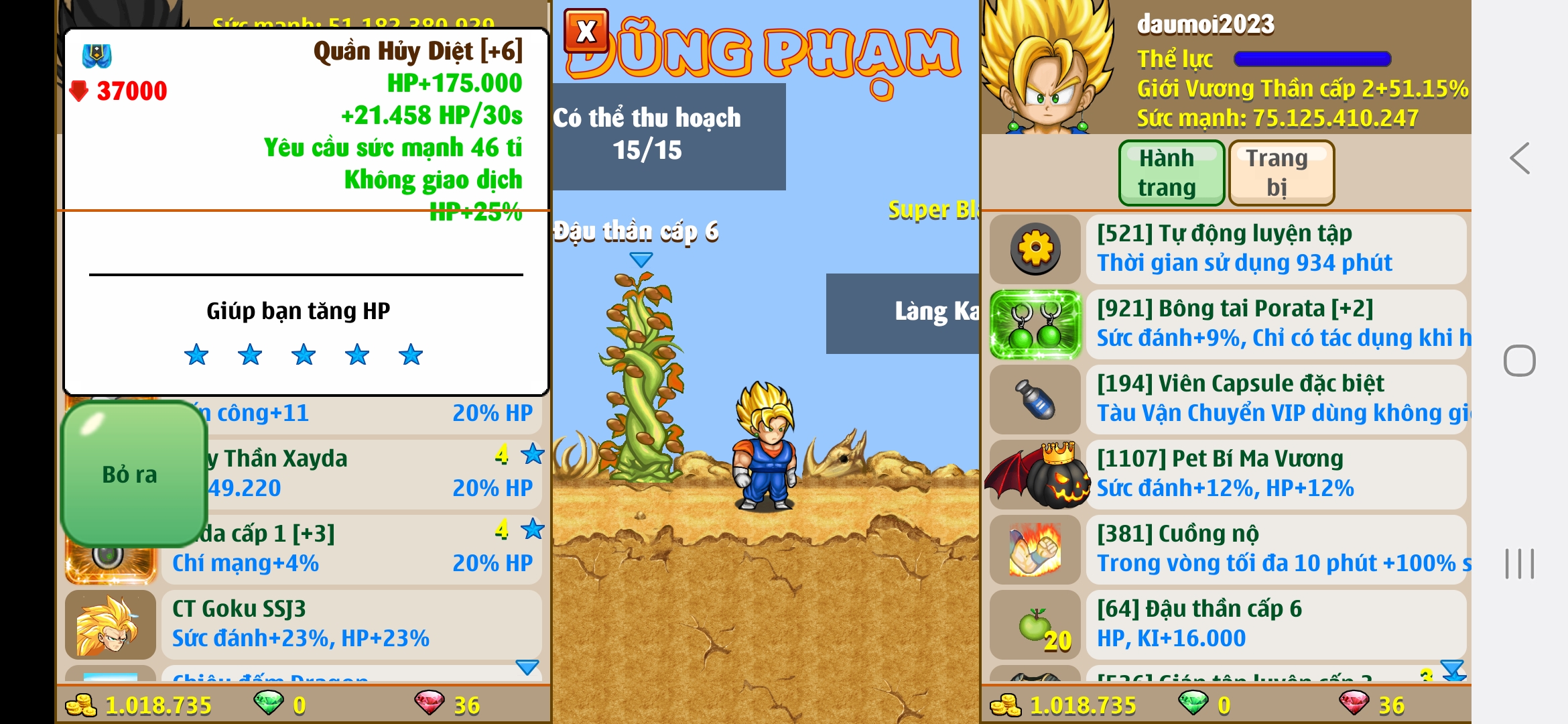 Nick Ngọc Rồng Online VIP giá rẻ, NickDaoQuan.Com, Shop Nick Ngọc Rồng