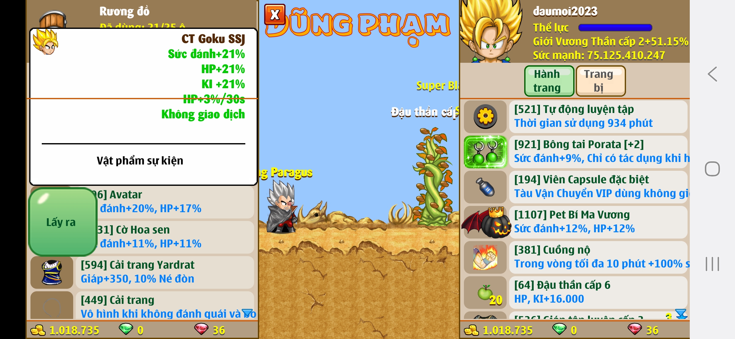 Nick Ngọc Rồng Online VIP giá rẻ, NickDaoQuan.Com, Shop Nick Ngọc Rồng