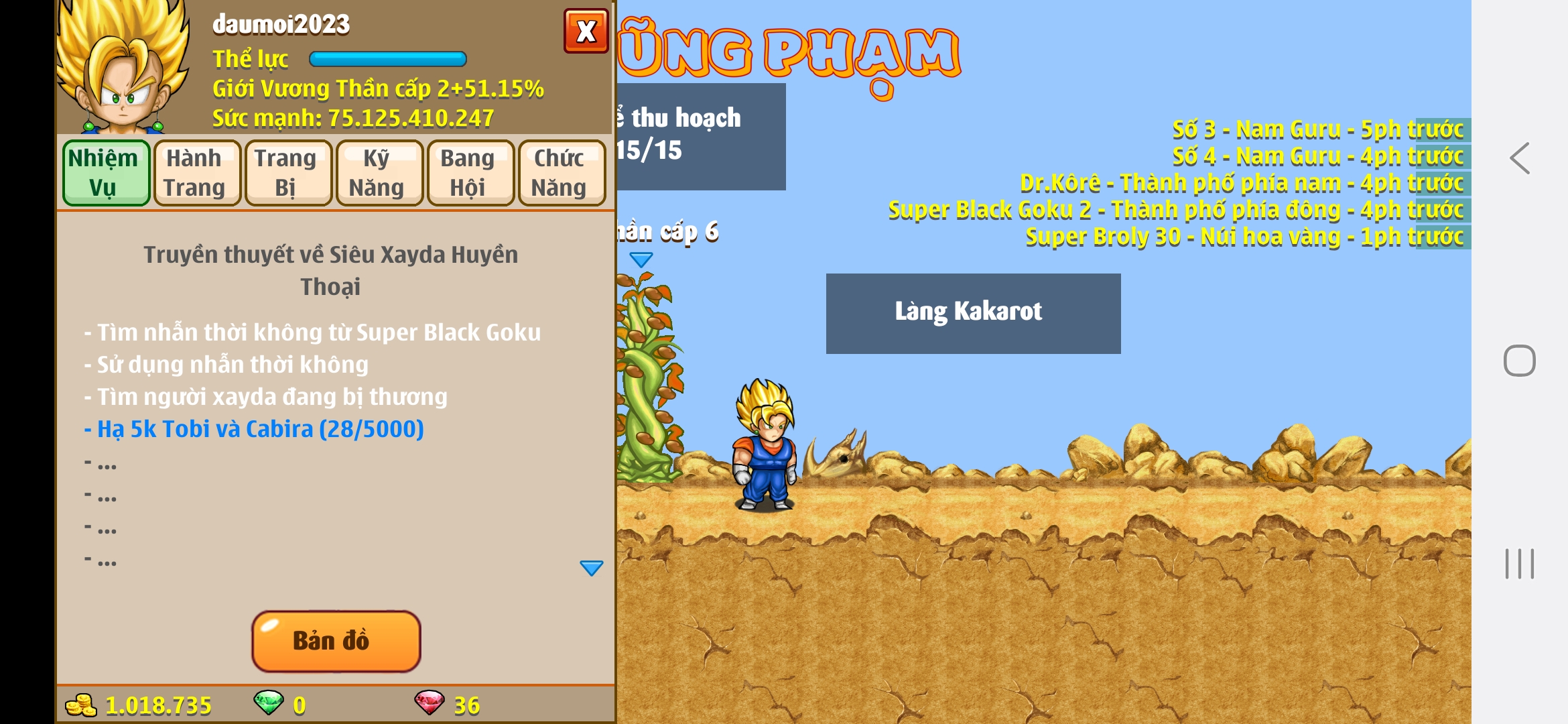 Nick Ngọc Rồng Online VIP giá rẻ, NickDaoQuan.Com, Shop Nick Ngọc Rồng