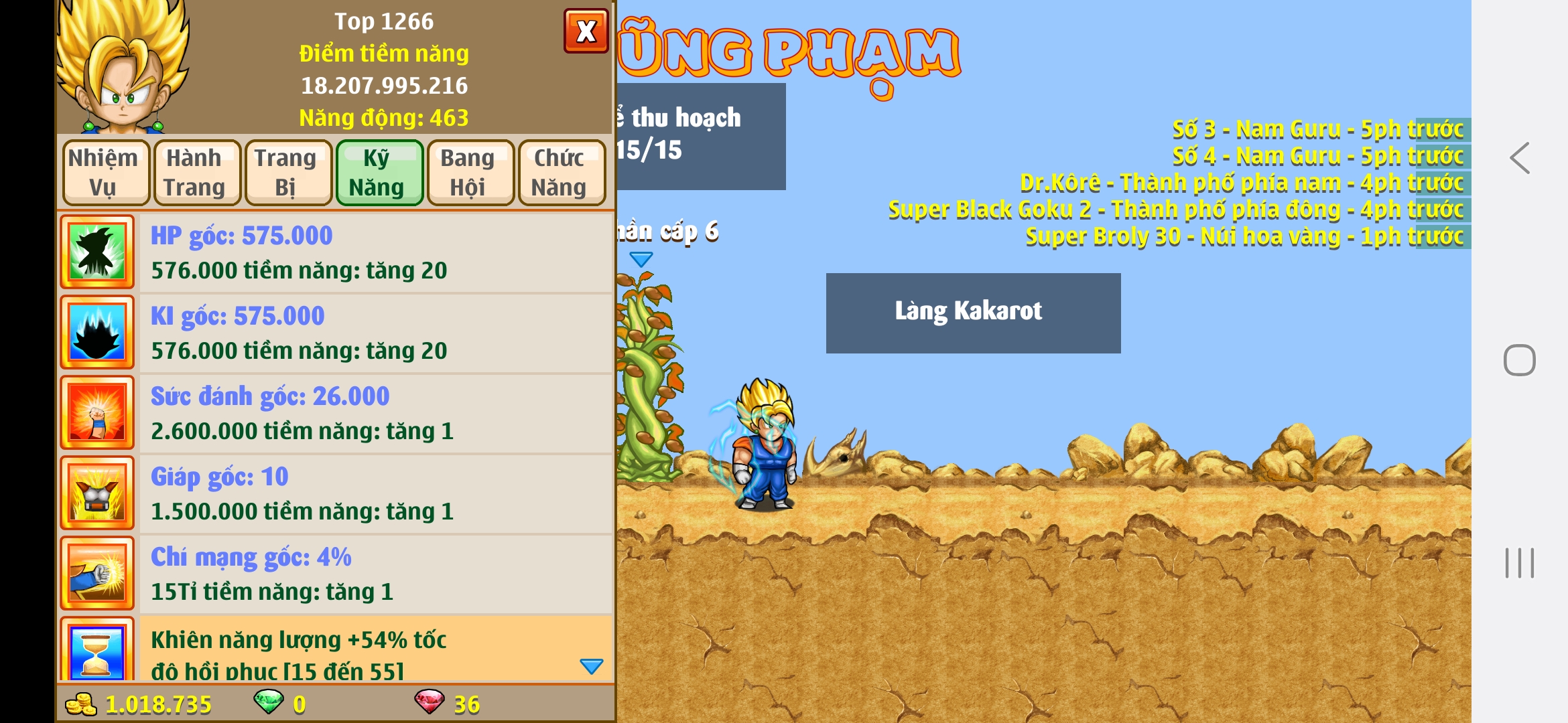 Nick Ngọc Rồng Online VIP giá rẻ, NickDaoQuan.Com, Shop Nick Ngọc Rồng