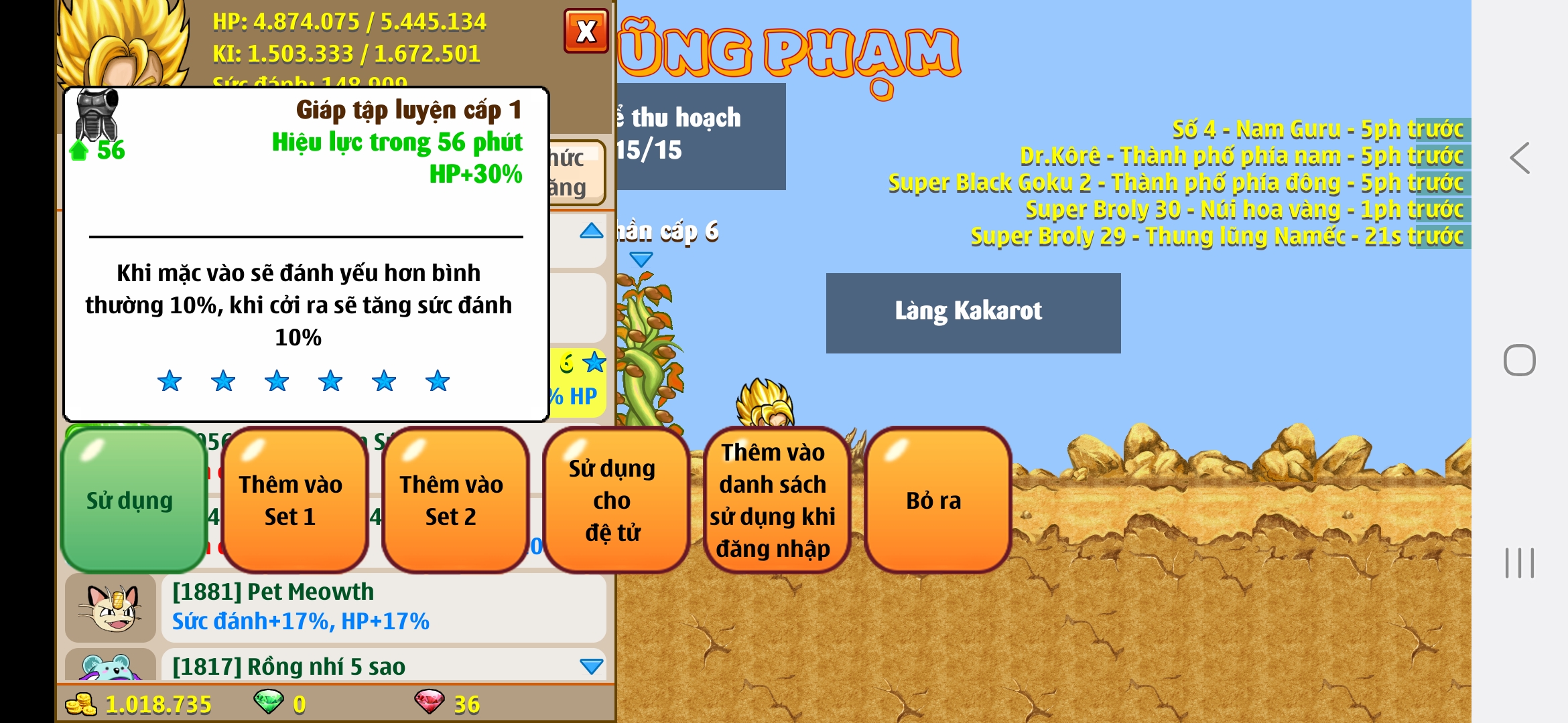 Nick Ngọc Rồng Online VIP giá rẻ, NickDaoQuan.Com, Shop Nick Ngọc Rồng