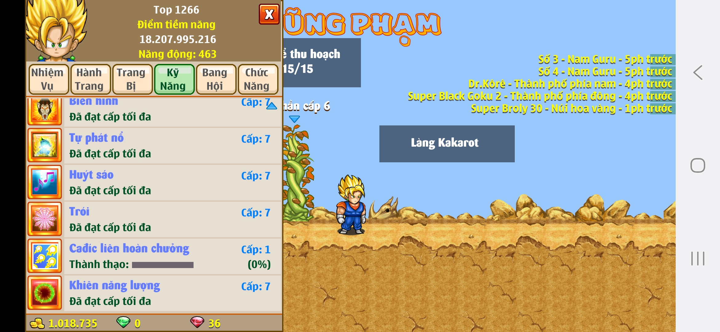 Nick Ngọc Rồng Online VIP giá rẻ, NickDaoQuan.Com, Shop Nick Ngọc Rồng