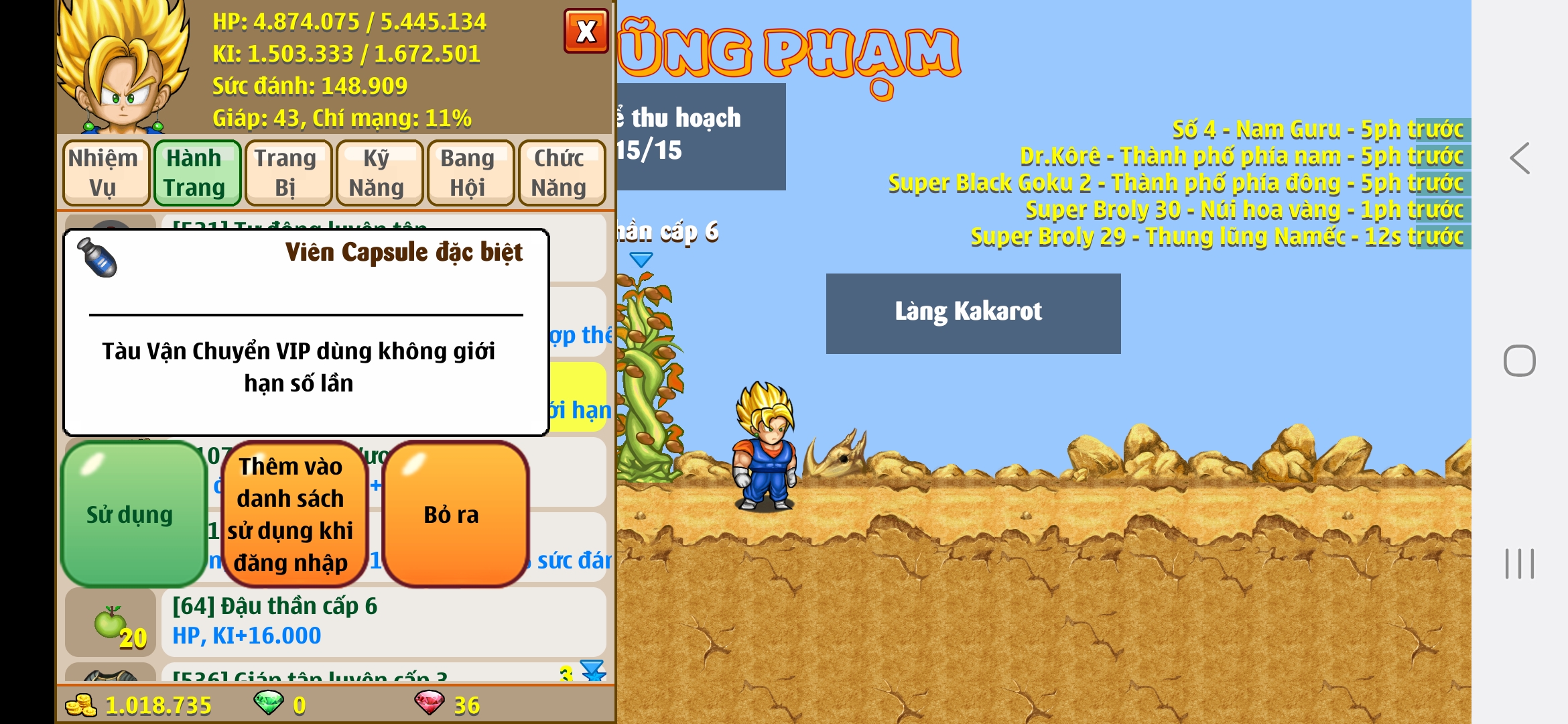 Nick Ngọc Rồng Online VIP giá rẻ, NickDaoQuan.Com, Shop Nick Ngọc Rồng