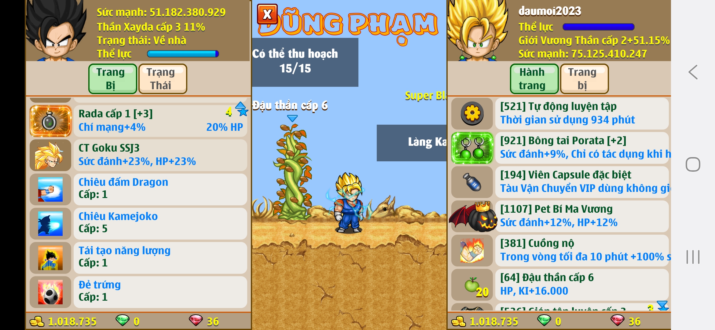 Nick Ngọc Rồng Online VIP giá rẻ, NickDaoQuan.Com, Shop Nick Ngọc Rồng