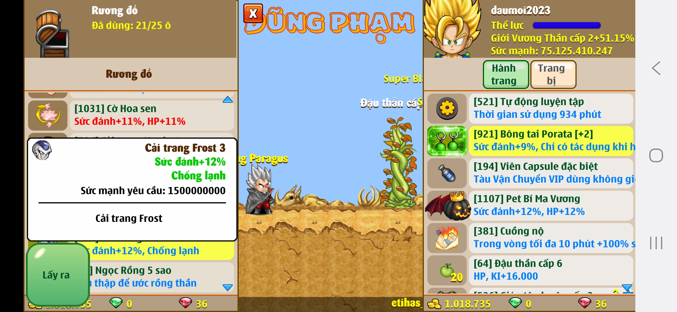 Nick Ngọc Rồng Online VIP giá rẻ, NickDaoQuan.Com, Shop Nick Ngọc Rồng