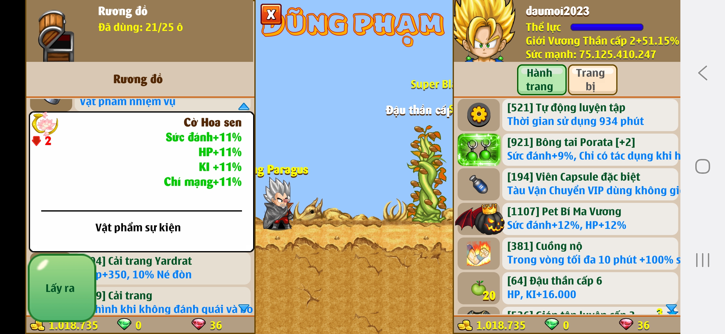 Nick Ngọc Rồng Online VIP giá rẻ, NickDaoQuan.Com, Shop Nick Ngọc Rồng