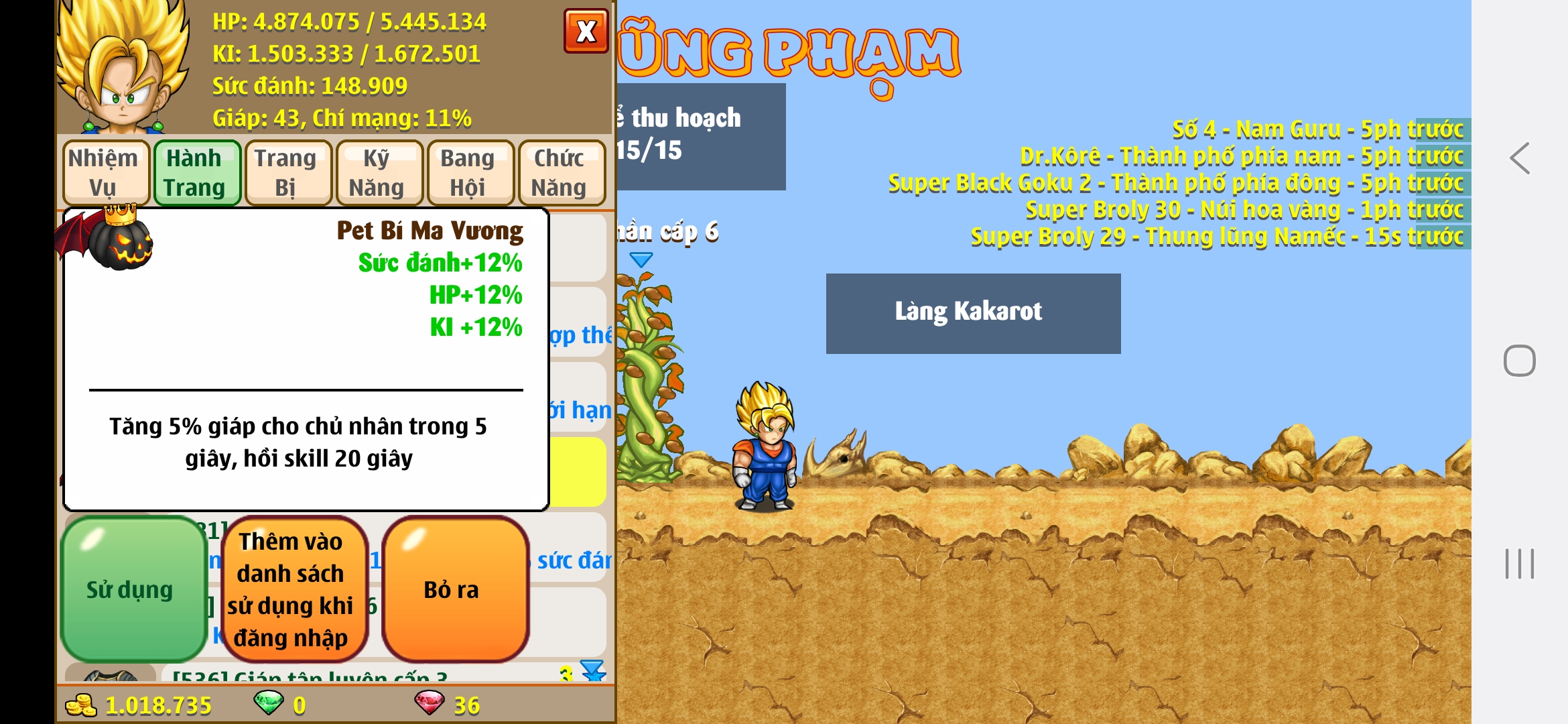 Nick Ngọc Rồng Online VIP giá rẻ, NickDaoQuan.Com, Shop Nick Ngọc Rồng