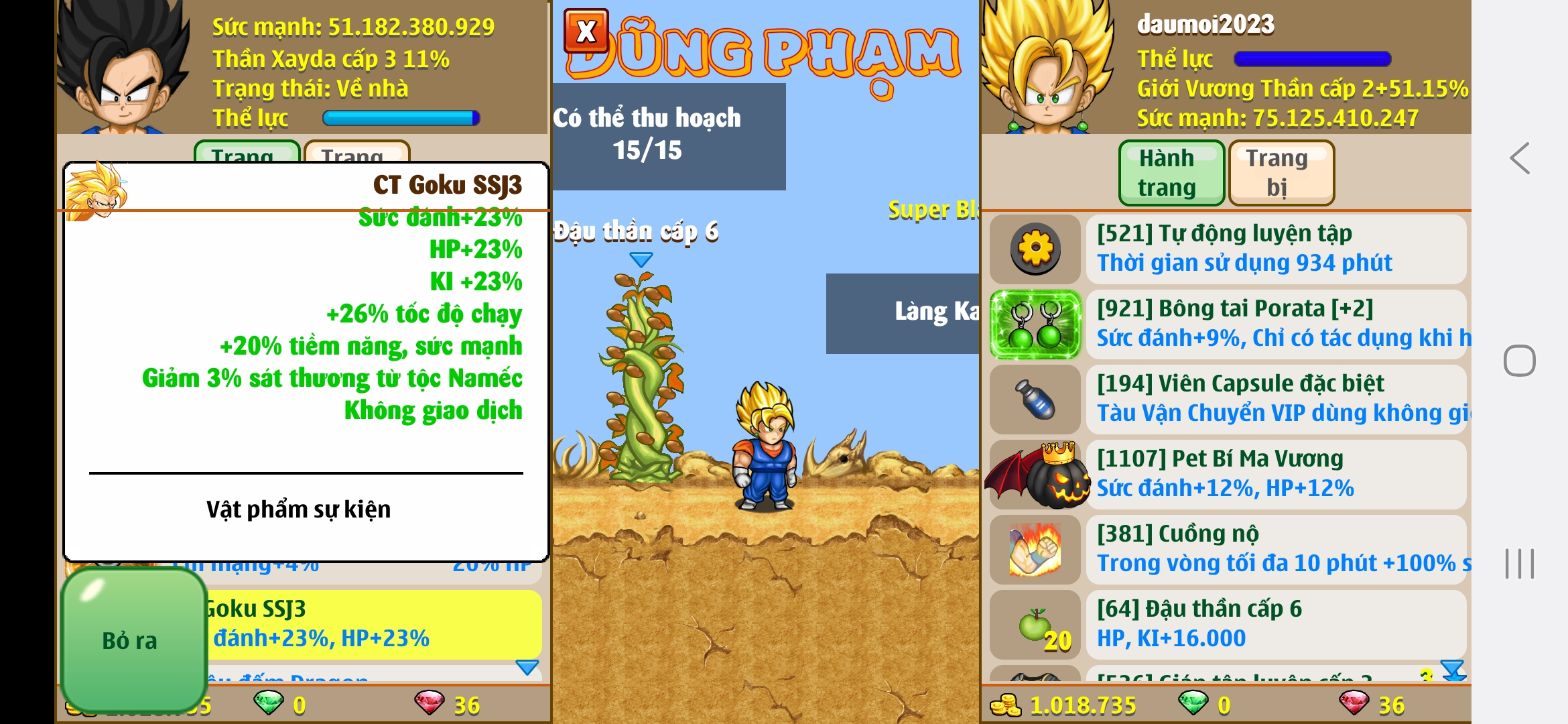 Nick Ngọc Rồng Online VIP giá rẻ, NickDaoQuan.Com, Shop Nick Ngọc Rồng