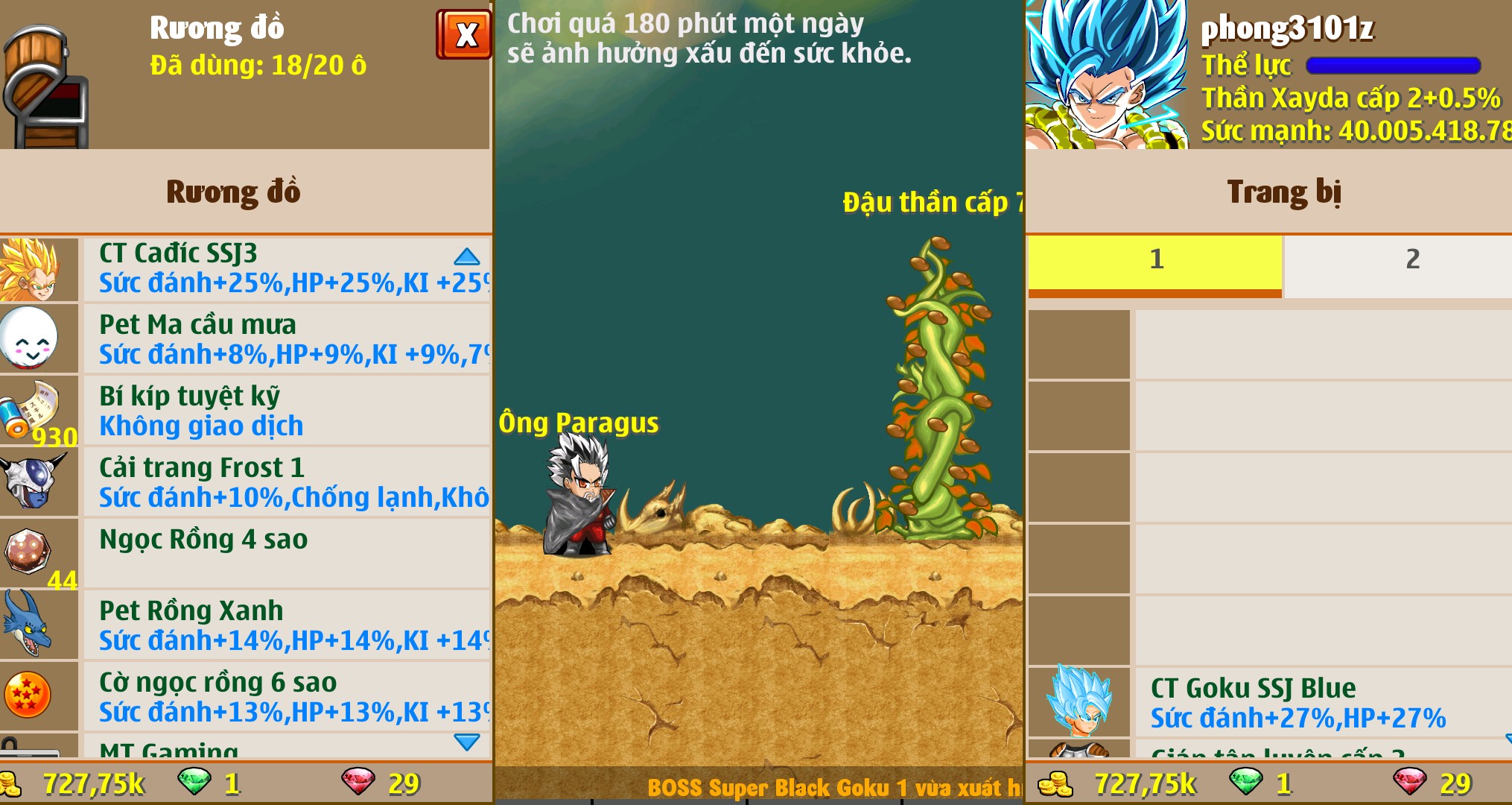 Nick Ngọc Rồng Online VIP giá rẻ, NickDaoquan.Vn, Shop Nick Ngọc Rồng