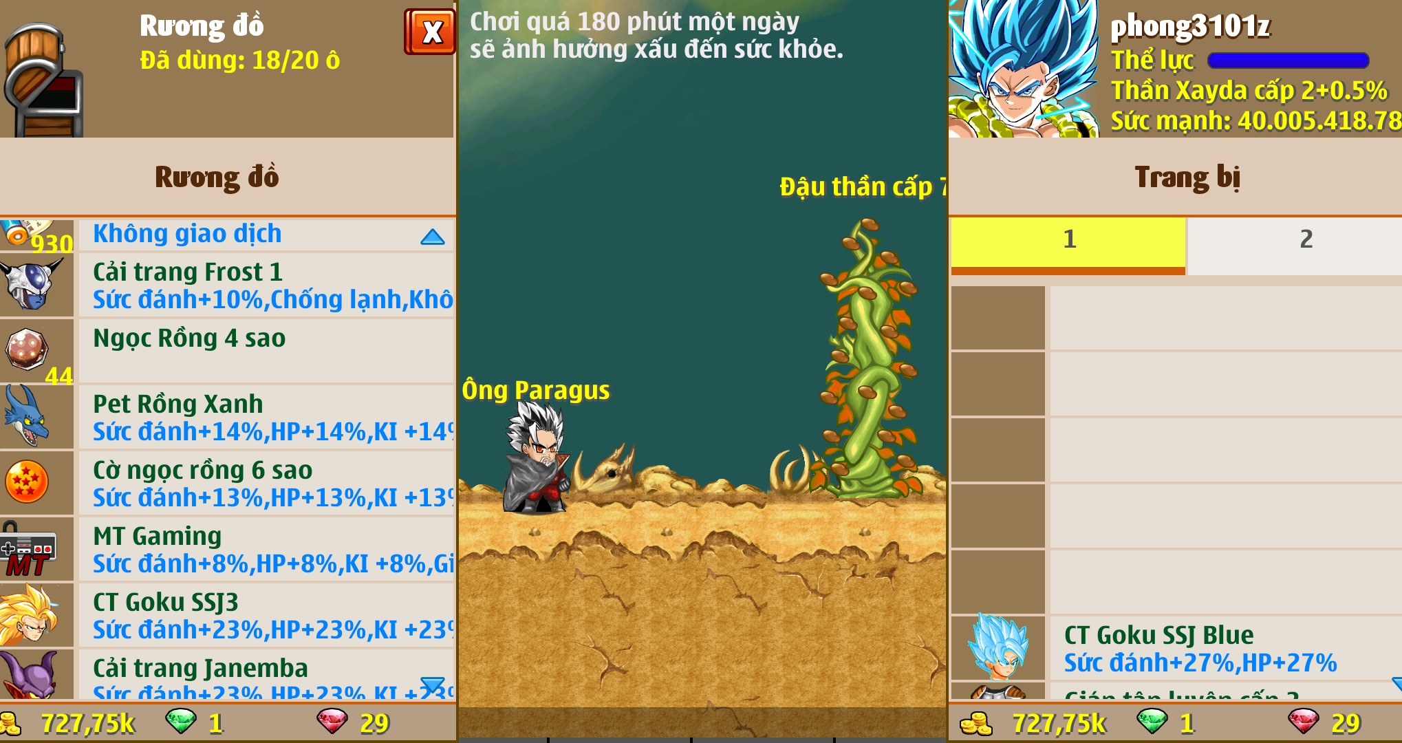 Nick Ngọc Rồng Online VIP giá rẻ, NickDaoquan.Vn, Shop Nick Ngọc Rồng