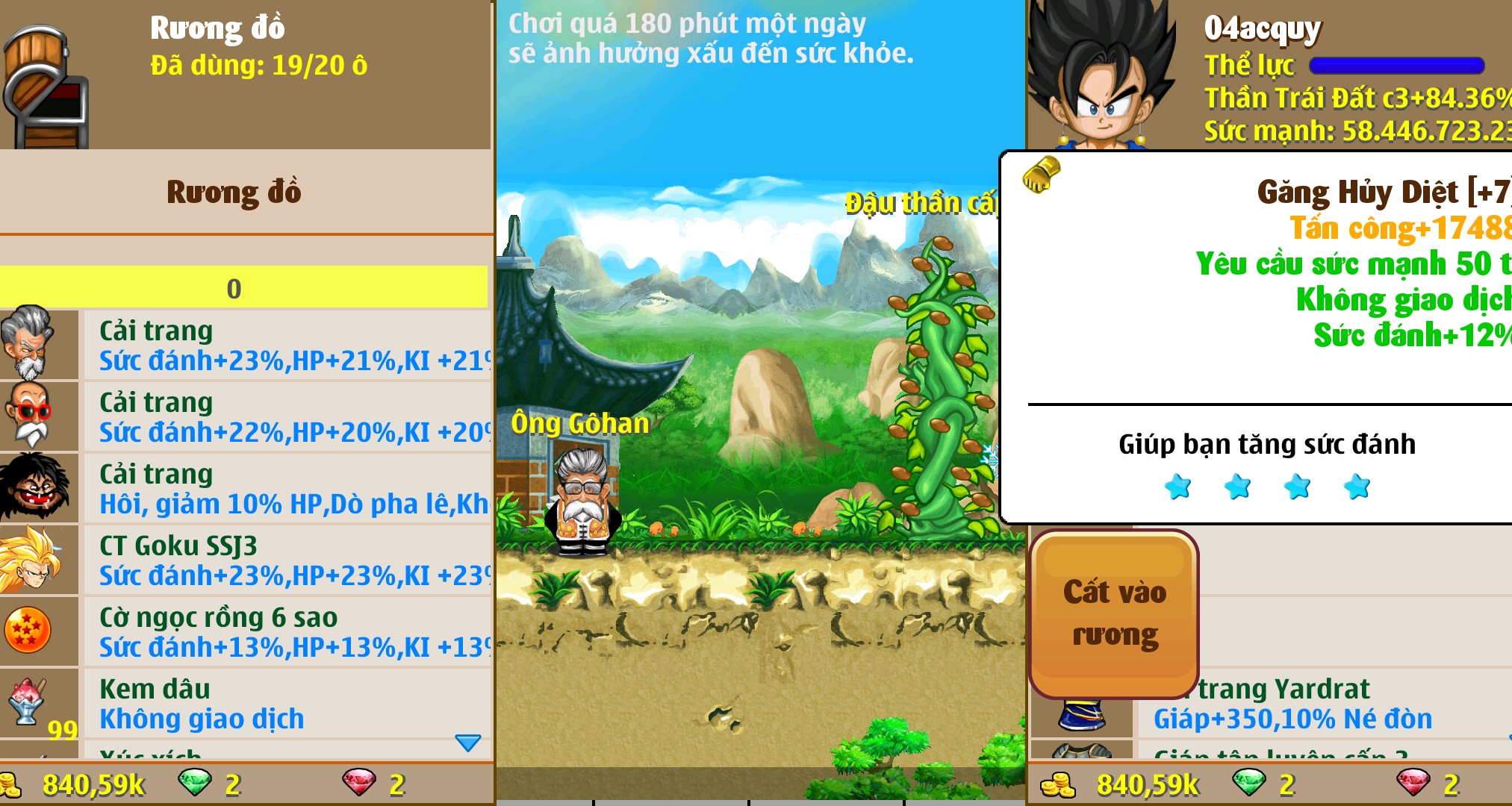 Nick Ngọc Rồng Online VIP giá rẻ, NickDaoQuan.Com, Shop Nick Ngọc Rồng