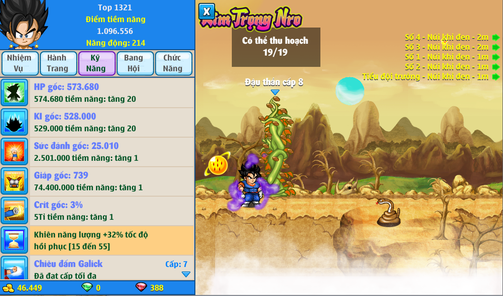 Nick Ngọc Rồng Online VIP giá rẻ, NickDaoQuan.Com, Shop Nick Ngọc Rồng