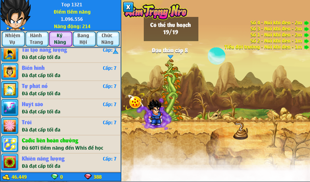 Nick Ngọc Rồng Online VIP giá rẻ, NickDaoQuan.Com, Shop Nick Ngọc Rồng