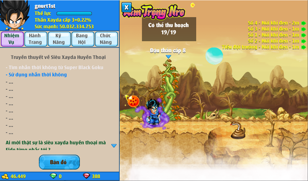 Nick Ngọc Rồng Online VIP giá rẻ, NickDaoQuan.Com, Shop Nick Ngọc Rồng