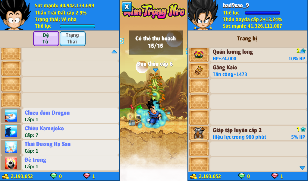 Nick Ngọc Rồng Online VIP giá rẻ, NickDaoQuan.Com, Shop Nick Ngọc Rồng