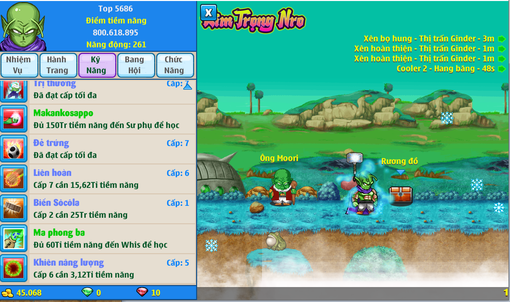 Nick Ngọc Rồng Online VIP giá rẻ, NickDaoQuan.Com, Shop Nick Ngọc Rồng