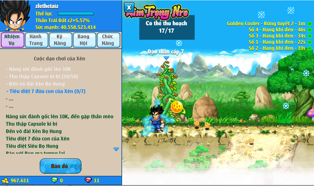 Nick Ngọc Rồng Online VIP giá rẻ, NickDaoQuan.Com, Shop Nick Ngọc Rồng