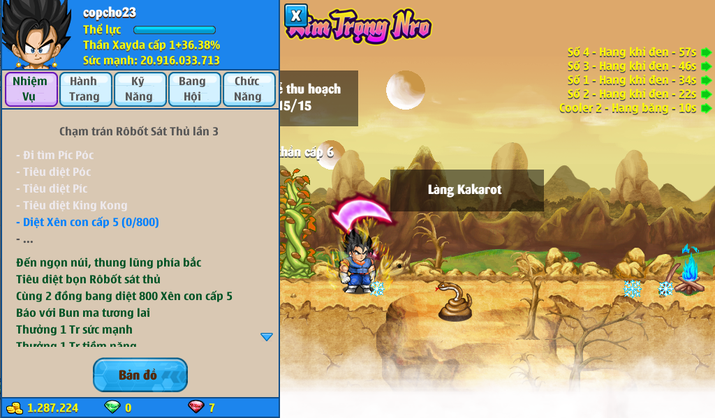 Nick Ngọc Rồng Online VIP giá rẻ, NickDaoQuan.Com, Shop Nick Ngọc Rồng