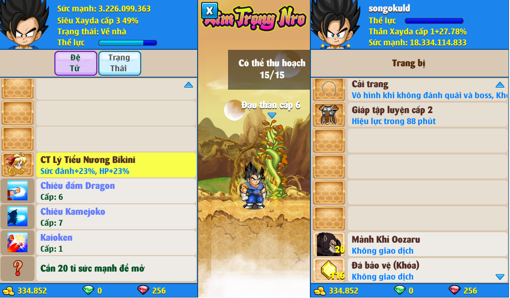 Nick Ngọc Rồng Online VIP giá rẻ, NickDaoQuan.Com, Shop Nick Ngọc Rồng