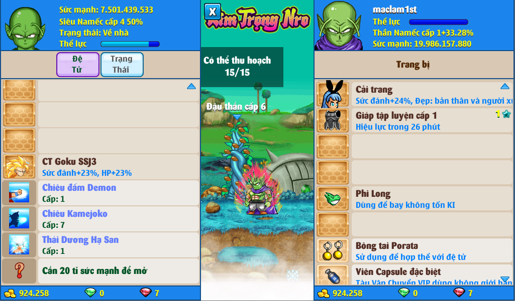 Nick Ngọc Rồng Online VIP giá rẻ, NickDaoQuan.Com, Shop Nick Ngọc Rồng