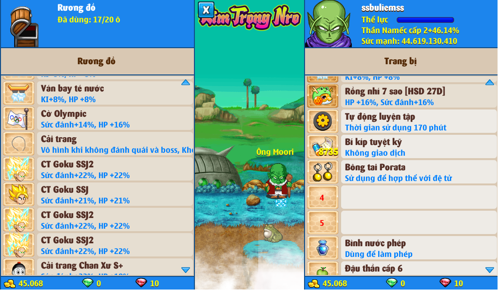 Nick Ngọc Rồng Online VIP giá rẻ, NickDaoQuan.Com, Shop Nick Ngọc Rồng