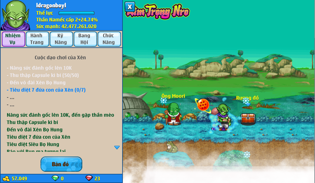 Nick Ngọc Rồng Online VIP giá rẻ, NickDaoQuan.Com, Shop Nick Ngọc Rồng