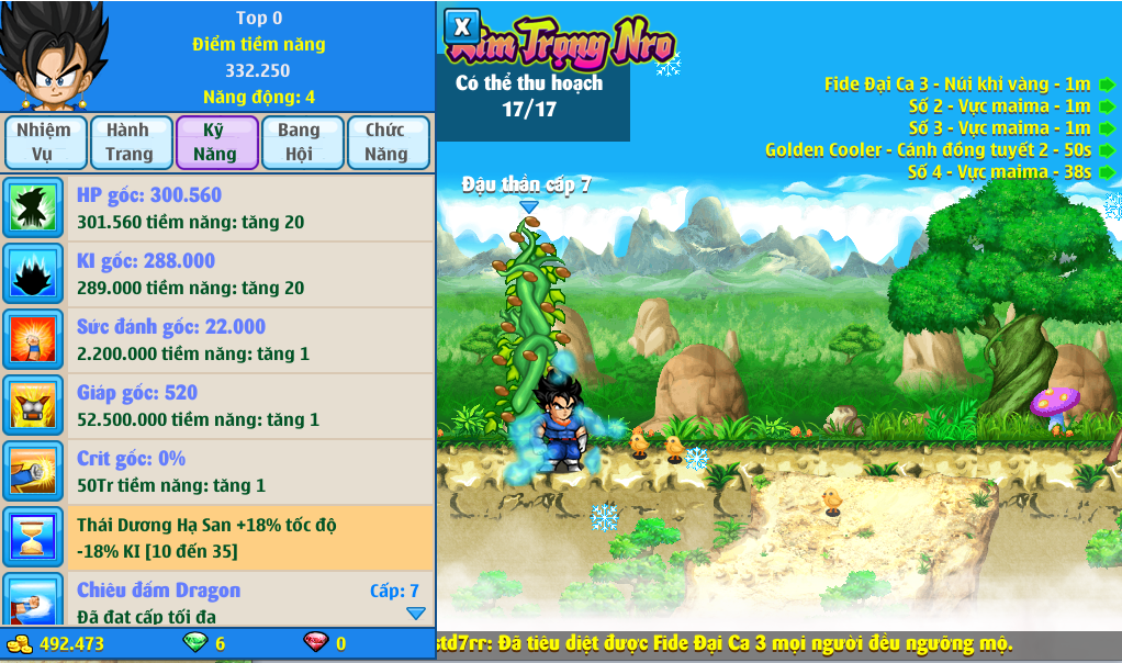 Nick Ngọc Rồng Online VIP giá rẻ, NickDaoQuan.Com, Shop Nick Ngọc Rồng