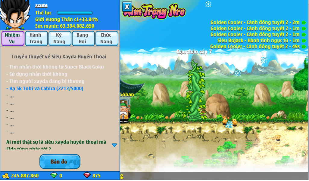 Nick Ngọc Rồng Online VIP giá rẻ, NickDaoQuan.Com, Shop Nick Ngọc Rồng