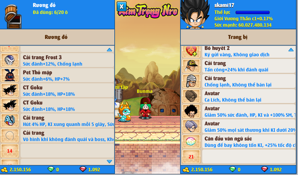 Nick Ngọc Rồng Online VIP giá rẻ, NickDaoQuan.Com, Shop Nick Ngọc Rồng