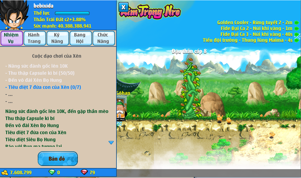 Nick Ngọc Rồng Online VIP giá rẻ, NickDaoQuan.Com, Shop Nick Ngọc Rồng