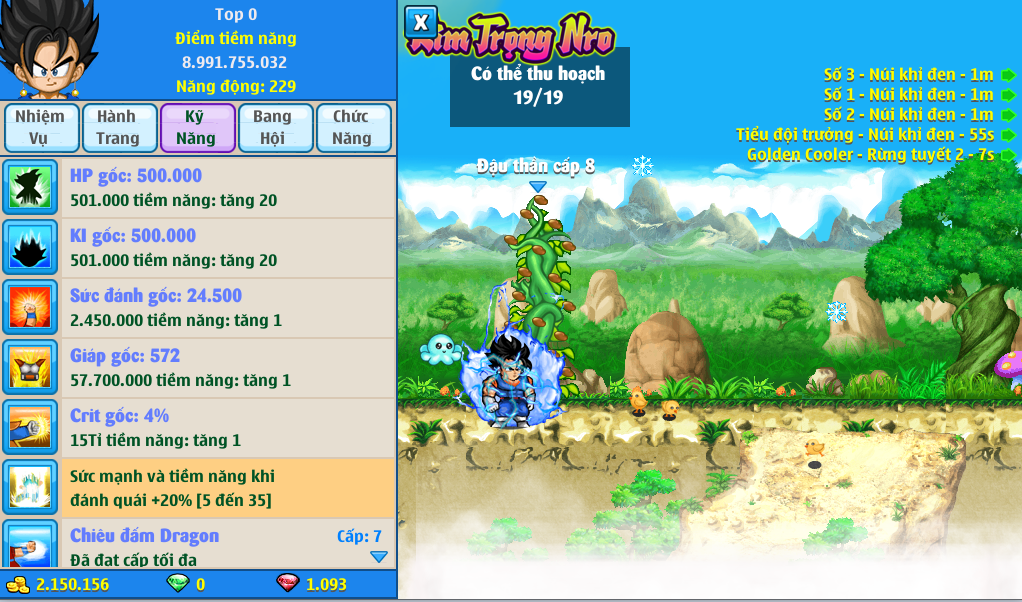 Nick Ngọc Rồng Online VIP giá rẻ, NickDaoQuan.Com, Shop Nick Ngọc Rồng