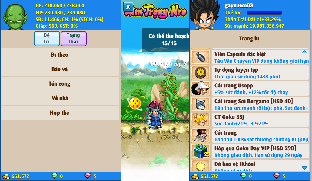 Nick Ngọc Rồng Online VIP giá rẻ, NickDaoQuan.Com, Shop Nick Ngọc Rồng