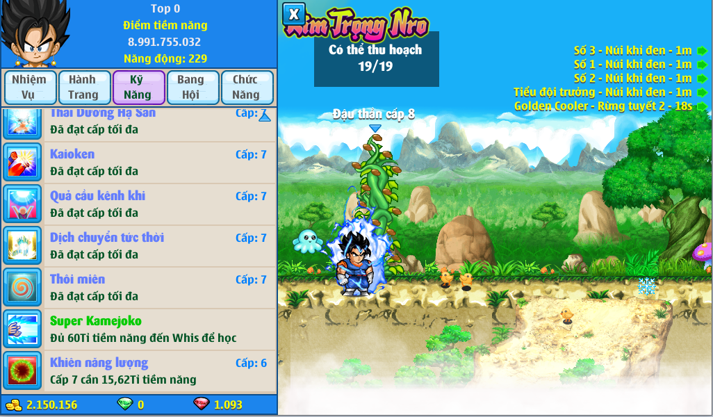 Nick Ngọc Rồng Online VIP giá rẻ, NickDaoQuan.Com, Shop Nick Ngọc Rồng