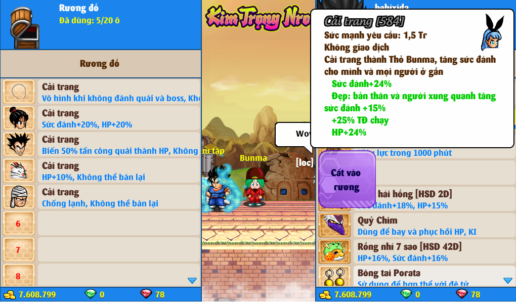 Nick Ngọc Rồng Online VIP giá rẻ, NickDaoQuan.Com, Shop Nick Ngọc Rồng