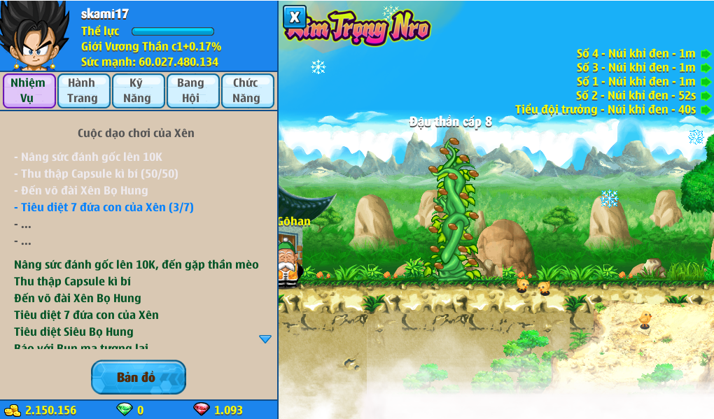 Nick Ngọc Rồng Online VIP giá rẻ, NickDaoQuan.Com, Shop Nick Ngọc Rồng